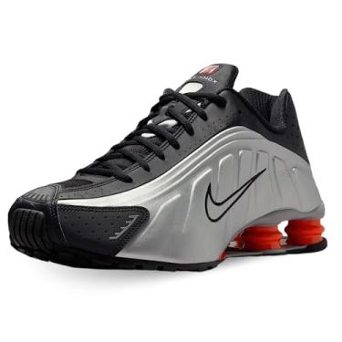 Imagem de Nike Shox R4 Tênis masculino (HQ1988-002, prata metálico/preto/vermelho picante/prata metálico), Prata metálica/preto/vermelho picante/prata metálica, 13