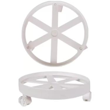 Imagem de Suporte com Rodinhas para Botijão de Gás | Multiuso para Vasos, Galão ou Plantas – Base Reforçada