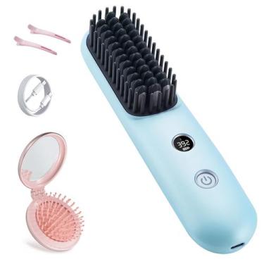 Imagem de Alisador de cabelo Curler 2 em 1 Ecrã LCD sem fio STUDLLY