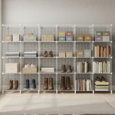 Imagem de Estante Balcão Expositor Aramado 24 Nichos