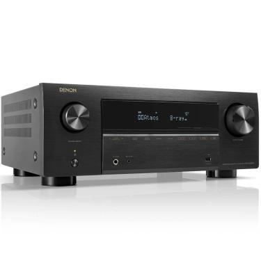 Imagem de Receiver Denon AVR-X2800H 7.2ch 95W 8K UHD 3D Audio Dolby Atmos DTS:X Heos Integrado HDR10+ Wi-Fi Bluetooth Preto 110v