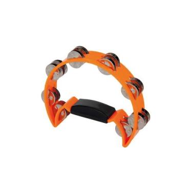 Imagem de Pandeiro Meia Lua Laranja Spanking F108