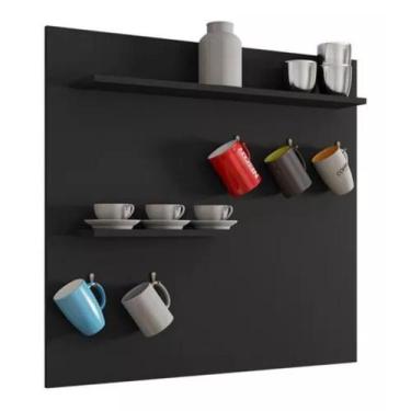 Imagem de Painel Cantinho do Café Móveis Bechara Preto - JB Bechara