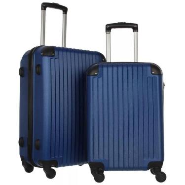 Imagem de Kit 2 Malas De Viagem 10Kg E 23Kg Rodinha 360 E Medidas Anac
