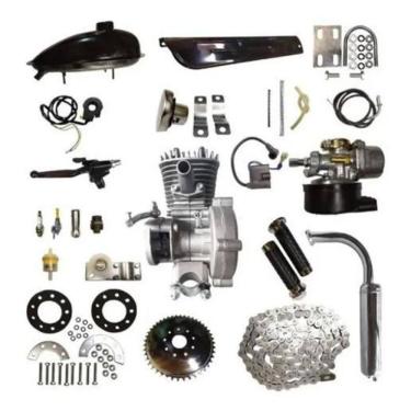 Imagem de Kit Completo Motor Para Bicicleta Motorizada 80Cc