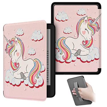 Imagem de Akacy Capa com padrão pintado com alça para o novo Kindle paperwhite de 6,8 polegadas (11ª geração - edição 2021), capa protetora leve para Kindle edição 2021 11ª geração e-reader (36)