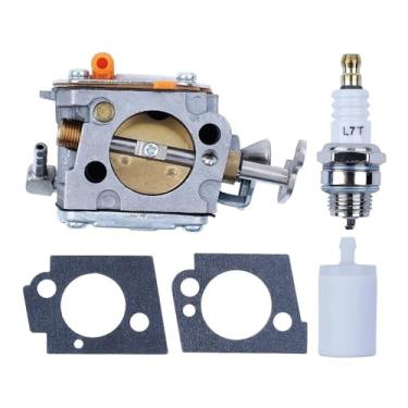 Imagem de Kit de filtro de carburador e vela de ignição compatível com K650 K700 K800 K1200#503280418 (Prata)