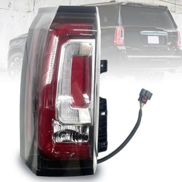 Imagem de BZYOUYI Conjunto de luz traseira de LED compatível com GMC Yukon/Yukon XL 2015-2020 lado esquerdo do motorista luz traseira freio seta lente traseira substitui GM2800268 84536242 23380459