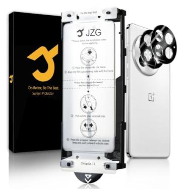 Imagem de HOMEMO [Pacote com 2 + 2] para OnePlus 13 5G, película de cerâmica, protetores de lente de câmera, ultratransparente, compatível com impressões digitais, antiarranhões, compatível com capas