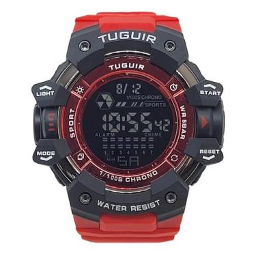 Imagem de Relógio Masculino Relógio Tuguir Digital Tg30402 Vermelho E