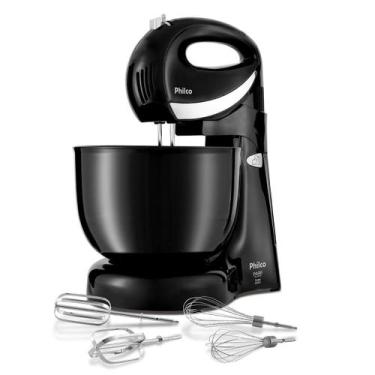 Imagem de Batedeira Philco 500W 4L Preta Paris Duo Mixer Turbo, 110V