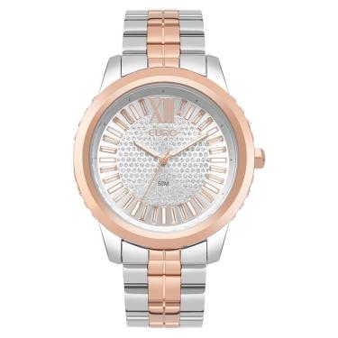 Imagem de Relógio Euro Feminino Stones Bicolor - Eu2035yvt-4j Eu2035yvt-4j