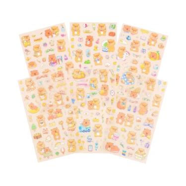 Imagem de Autocolantes de Animais | Autocolantes Impermeáveis Variados,Adesivos Temáticos De Animais Para Crianças,Para Laptop Garrafa De Água Capa De Telemóvel Rapazes Raparigas Adolescentes