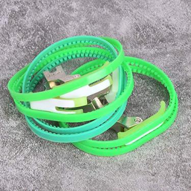 Imagem de Acouto Conjunto de Calcador de Rolo para Máquina de Costura Industrial - Rolo Duplo, Calcador de Lado único Esquerdo/direito Compatível Com Várias Máquinas de Costura Planas Tecidos Grossos e Finos