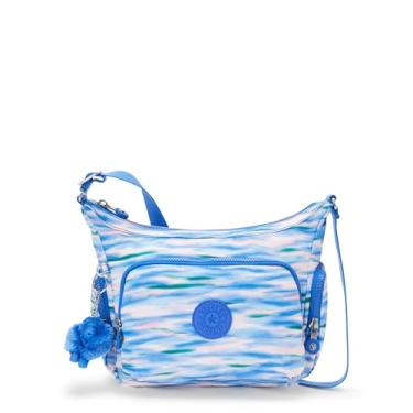 Imagem de Kipling Bolsa tiracolo feminina Gabb S PRT, azul diluído, Azul diluído, 12.25''L x 8.75''H x 5.75''D