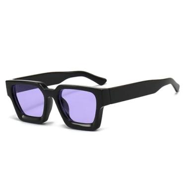 Imagem de Óculos de Sol Feminino e Masculino Jelly Color Gradient com Proteção UV400 para Esportes ao Ar Livre, Corrida e Ciclismo, Preto e Roxo