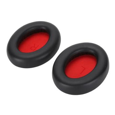 Imagem de Pissente Substituição de Almofadas para Fones de Ouvido Almofadas Auriculares Macias Em Couro de Proteína Espuma Com Memória Isolamento de Ruído Ajuste Confortável (BLACK)