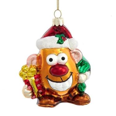 Imagem de Enfeite de cabeça de batata Kurt Adler Glass Mr