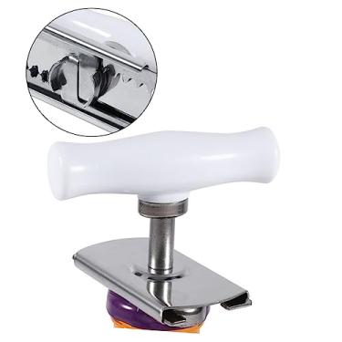 Imagem de Abridor de garrafas e frascos de aço inoxidável para cozinha, ferramenta de aderência sem esforço para idosos e mãos fracas Abridor de lata e tampa de fácil abertura