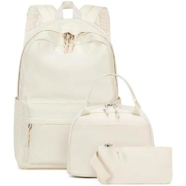 Imagem de Mochila escolar Bluboon Bookbags para adolescentes e meninas com lanch
