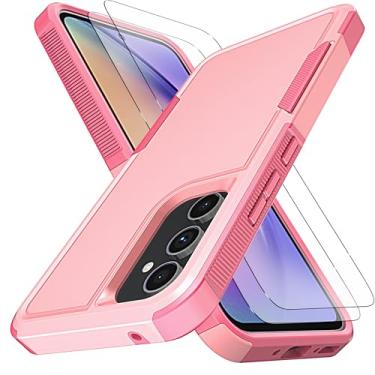 Imagem de YmhxcY Para Galaxy A54 5G [proteção contra quedas de grau militar de 3,5 metros] [antiderrapante] [2 peças de protetor de tela TPE HD] Capa resistente à prova de choque para Galaxy A54 5G 6,4