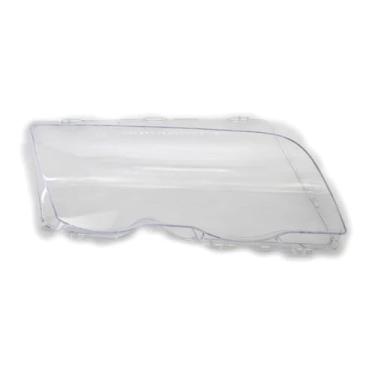 Imagem de Capa para farol de carro, 1 peça/1 par, abajur, concha brilhante, lente de lâmpada, compatível com bmw e46, 4 portas, série 3, 1998, 1999, 2000, 2001(Right)