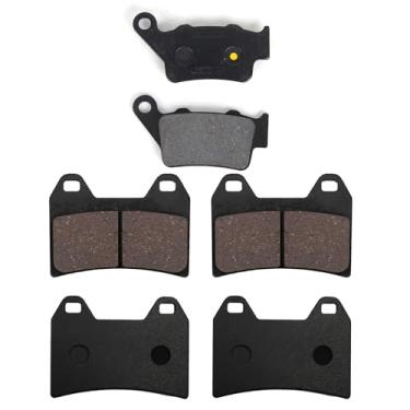 Imagem de Arashi Pastilhas de freio dianteiras traseiras para BMW G650X moto 2007-2009, F800ST 2006-2012 Touring 2010-2012, F800S 2006-2010, F800R 2009-2014, peças de acessórios de substituição de motocicleta