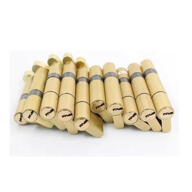 Imagem de Cilindro de fechadura de porta com 3 chaves de altura 32 mm de comprimento 50 mm a 85 mm para cilindro de fechadura excêntrica de porta 1 peça (50 x 35 T)
