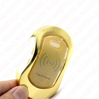 Imagem de Fechaduras digitais inteligentes para natação de spa, fechadura eletrônica de armário com chave mestra, 1 peça (ouro)