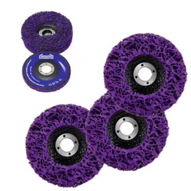Imagem de Kit 3 Strip Disco Removedor De Tintas Fundos E Vernizes 115mm x 22mm Cor Roxo