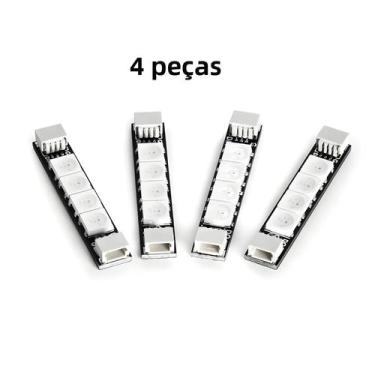 Imagem de Luz LED RGB Para Braço 5V 4PCS Para Drone RC FPV Racing Freestyle Whoo