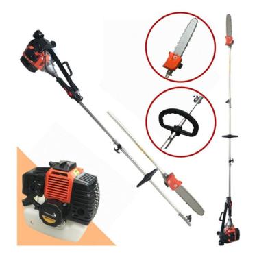 Imagem de Podador De Galhos Altos Com Alongador Motor Gasolina 2t 52cc