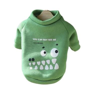 Imagem de Desenhos animados gato e cachorro pulôver, Pet Clothes, Dog Shirt, Out