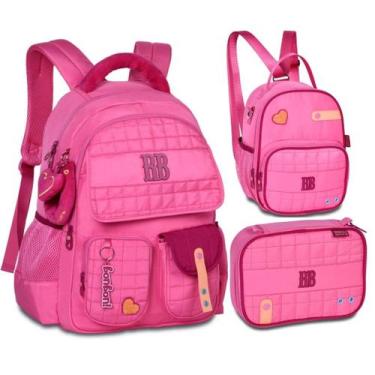 Imagem de Rebecca Bonbon Kit Mochila de Costas Pelúcia Coleção Plush Dreams Char