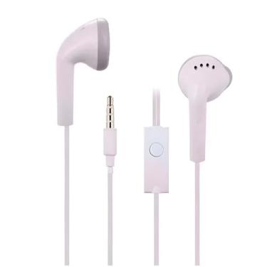 Imagem de Fone de Ouvido com Fio HS330, In-Ear com Microfone, Conector 3,5mm, Cabo 1,2m, Silicone, 18Hz-20kHz (Branco)