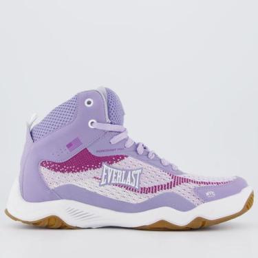 Imagem de Tênis Everlast Forceknit Pro Feminino Lilás e Branco, 36