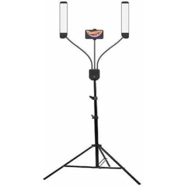 Imagem de Iluminador Ring Light Braço Dublo Articulado Suporte E Tripe - LC Cell