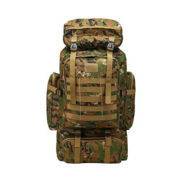 Imagem de Mochila Militar Camuflada Impermeável De Grande Capacidade Para Homens