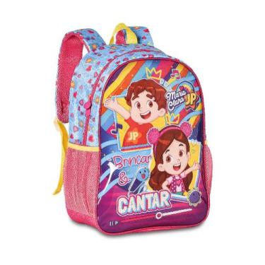 Imagem de Mochila de Costas Maria Clara e JP Infantil Escolar Youtuber - Clio St