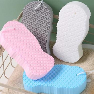 Imagem de Esponja de banho | Esponja de banho corporal | 4 peças esfregão de limpeza para amigos, adultos, mulheres, meninas, homens, família, crianças, esposa, filha