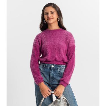 Imagem de Blusão Juvenil Minty Em Tricot Feminino-Feminino