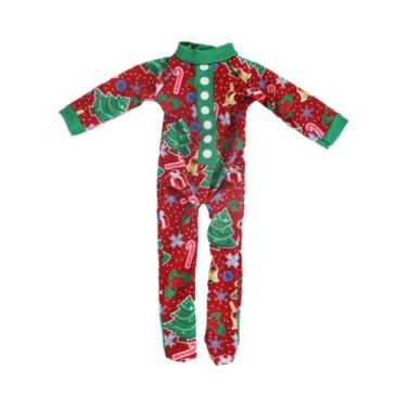 Imagem de Body Com Estampa De Natal Para Boneca De 30cm, Presente De Brinquedo P