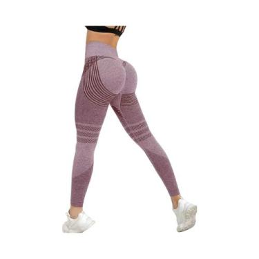 Imagem de Leggings De Cintura Alta Modeladoras Com Efeito Lifting Para O Bumbum,