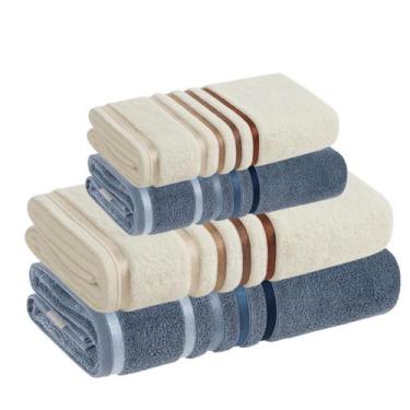 Imagem de Jogo de toalhas Banhão Gigante Karsten Lumina 4 Peças Fio Penteado, IV