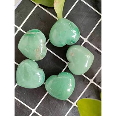 Imagem de 5 peças de cristal natural pedra preciosa cristal quartzo decoração de casa pedra colorida para aquário pedra de cristal natural bonito cristal de cristal (cor: verde claro, tamanho: 5 peças)