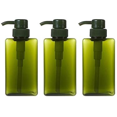 Imagem de Dispensador de sabão líquido para cozinha, óleo essencial engarrafado, frasco de loção de banheiro, dispensador de sabão recarregável para xampu, gel de banho, loção (623 g) bomba dispensadora de
