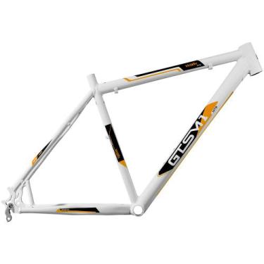 Imagem de Quadro Aro 26 Gts m1 Walk New Alumínio - GTSM1, 13.5, Branco, Laranja