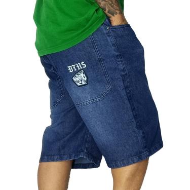 Imagem de Bermuda Jeans Brothas And Cash Palhaço Sorte No Jogo BRO-229-Masculino