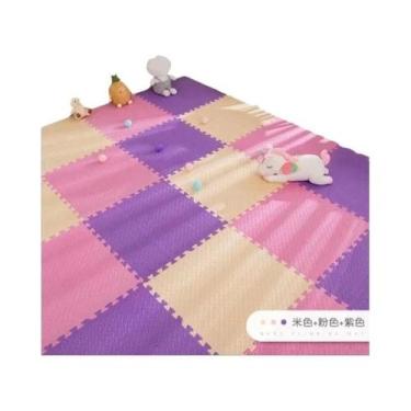 Imagem de Tapete De Atividades Para Bebês 8-16 Peças EVA Foam Brinquedos Educati