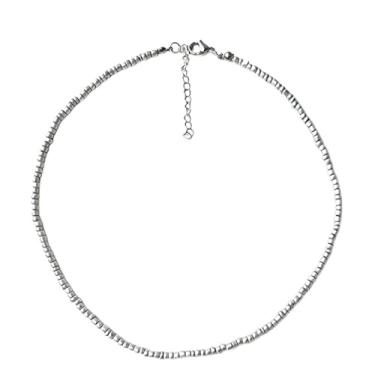 Imagem de TINCOLIA Colar feito à mão com miçangas de sementes coloridas perfeitas para melhores amigos, corrente de clavícula casual curta